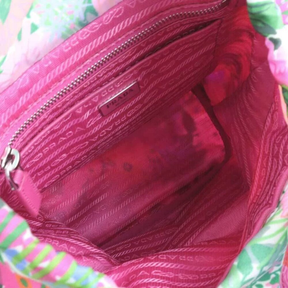 Prada Backpack Multicolor Nylon/Silvertone - image 6